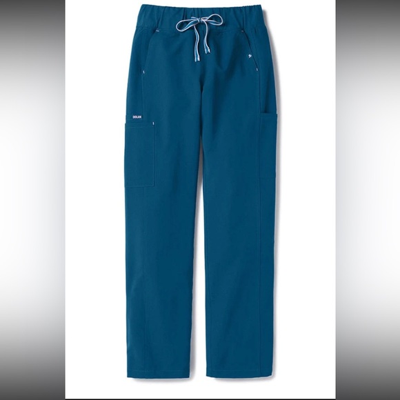 Dolan Caribbean blue scrub pant - Picture 2 of 7